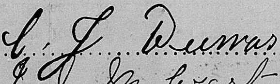 1892 Karel Johan Dumas sig